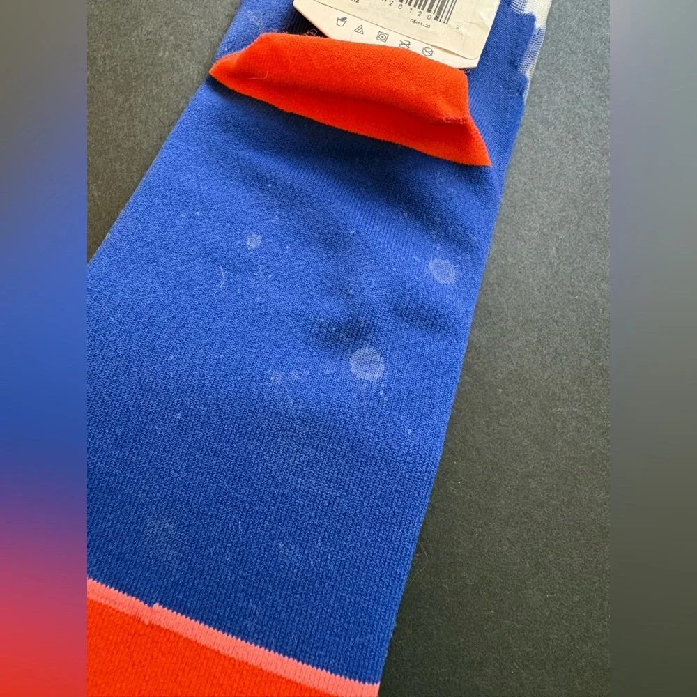 Stance Blue and Orange Knicks Crew Socks - Picture 7 of 7